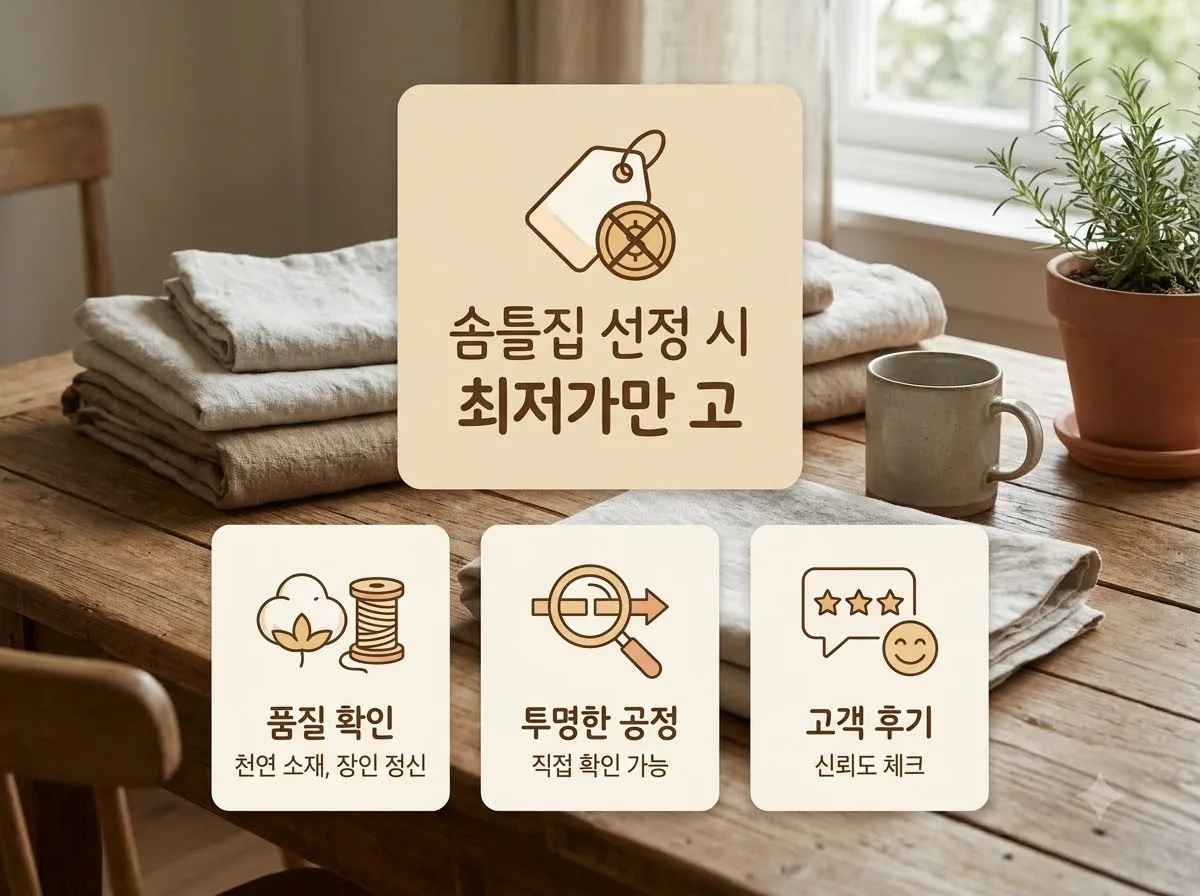 솜틀집 선정 시 가격보다 중요한 3가지 핵심 체크리스트와 2026년 주의사항
