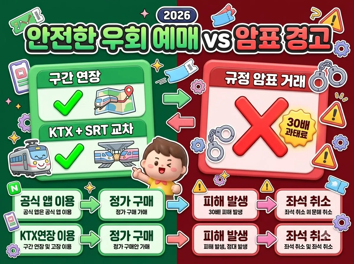 원하는 시간대 기차표 매진 시 해결하는 5가지 예매 방법 (2026년) 이미지 2