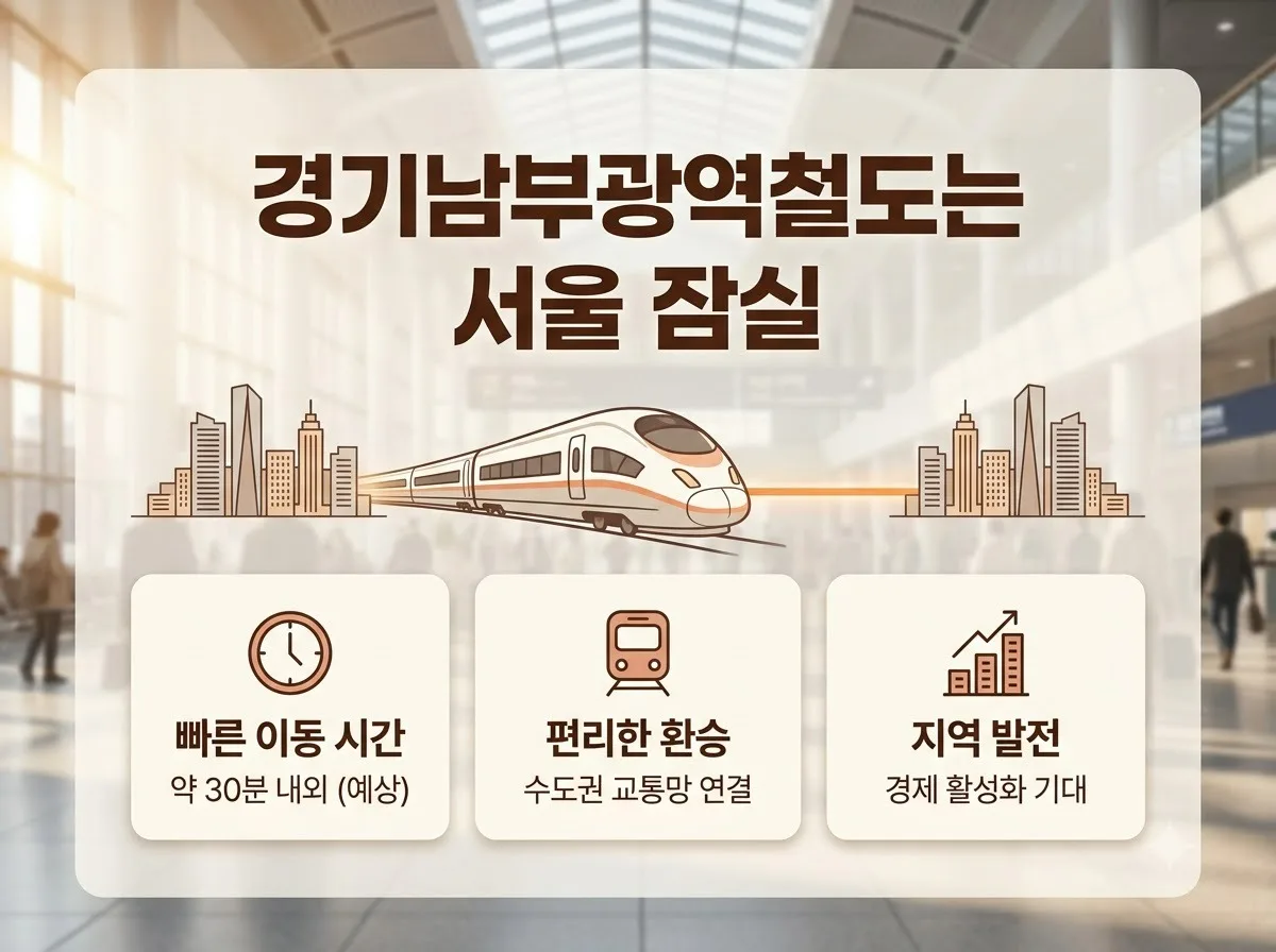경기남부광역철도 잠실~봉담 추진 현황과 2026년 투자 주의점