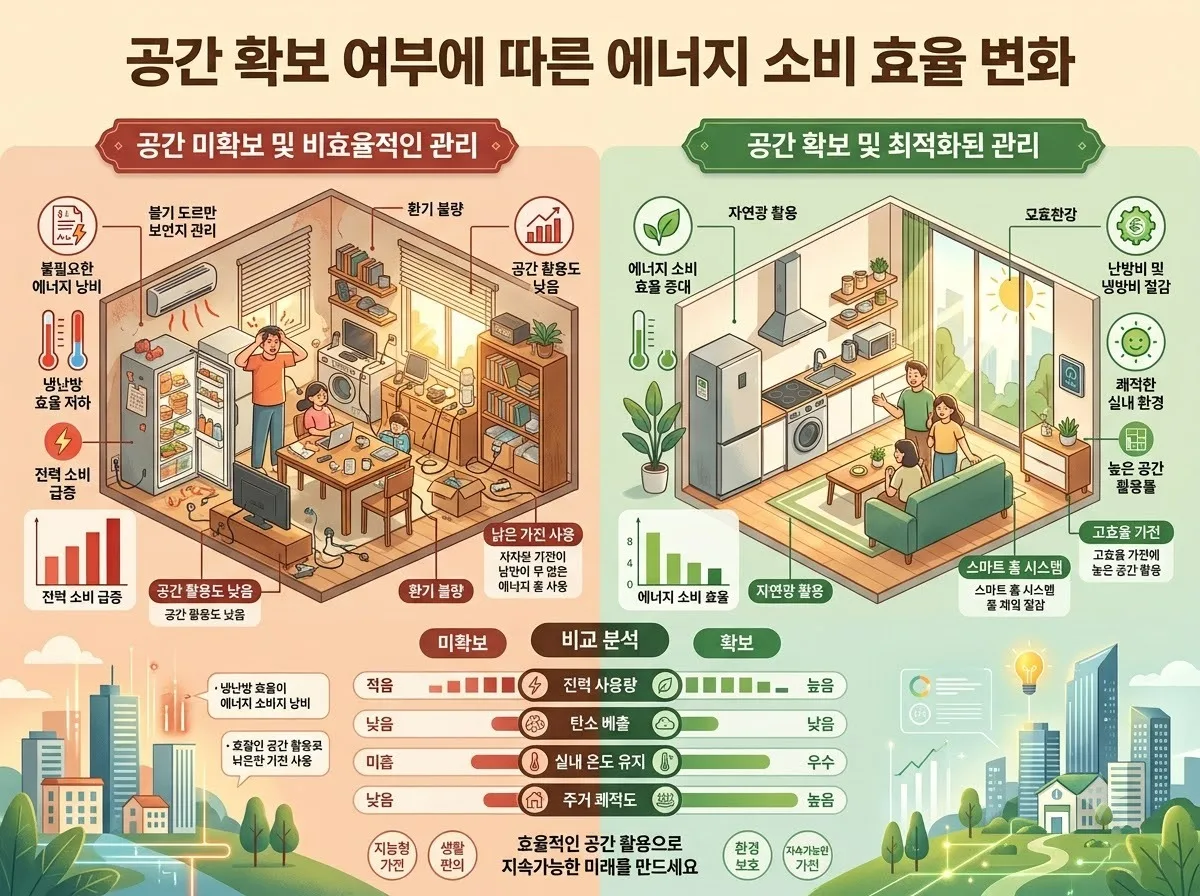 냉장고 주변 공간 좁으면 전기세 늘어날까? 2026년 필수 배치 가이드 이미지 1