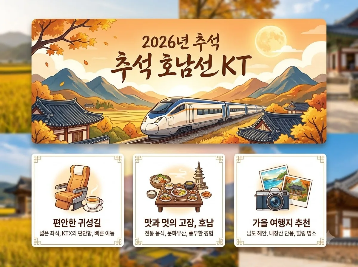 호남선 KTX 추석 예매 2026년 일정과 실패 없는 3가지 성공 전략