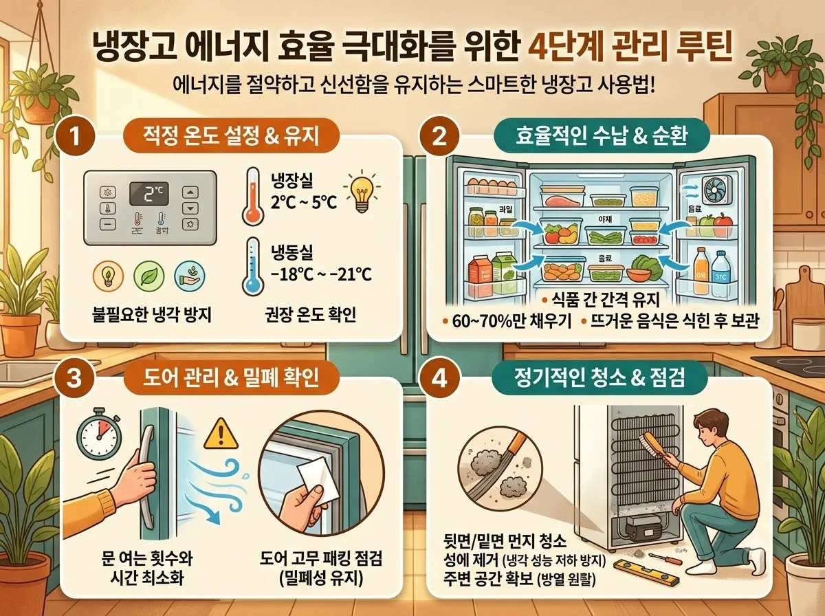 냉장고 문 여는 습관으로 전기요금 10% 아끼는 3가지 실전 요령 이미지 1