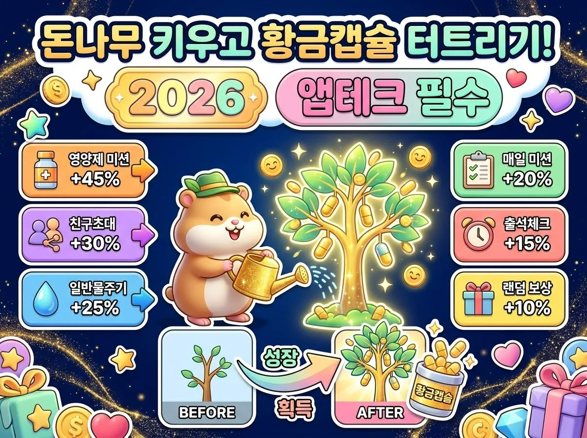 케이뱅크 황금캡슐 2026년 참여 방법과 돈나무 이벤트 성공 조건