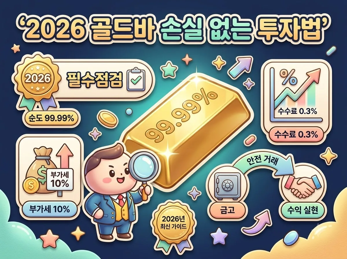 서울 금시세 2026년 손실 없는 골드바 거래 위한 3가지 필수 점검