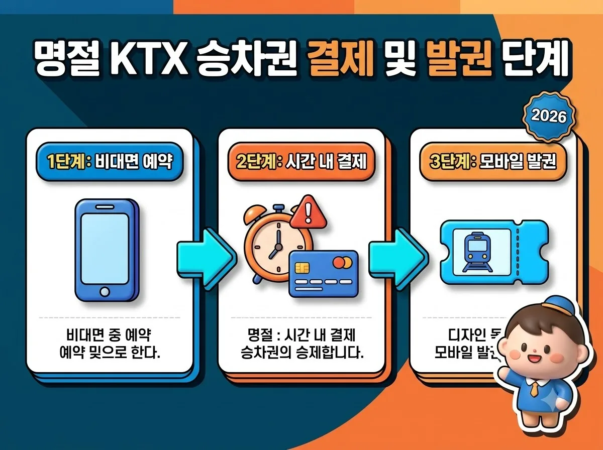 명절 KTX 승차권 예약 일정과 결제 방법 2026년 가이드 이미지 1