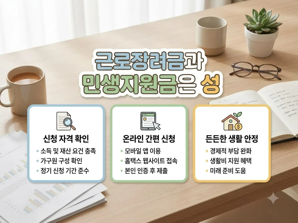 근로장려금 민생지원금 중복 수령 2026년 조건과 주의점 3가지