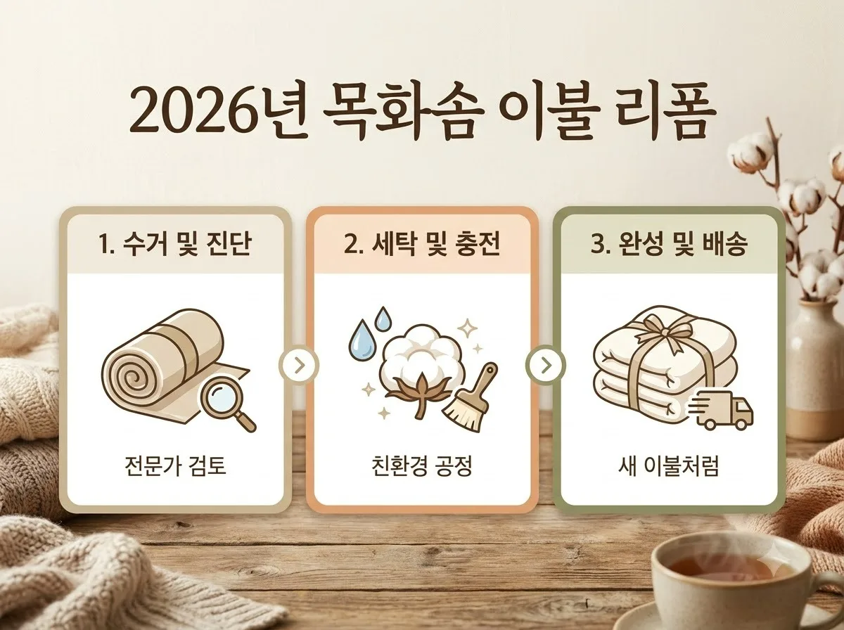 세계이불 솜틀집 목화솜 이불 리폼 전 확인해야 할 3가지 주의점 (2026년)