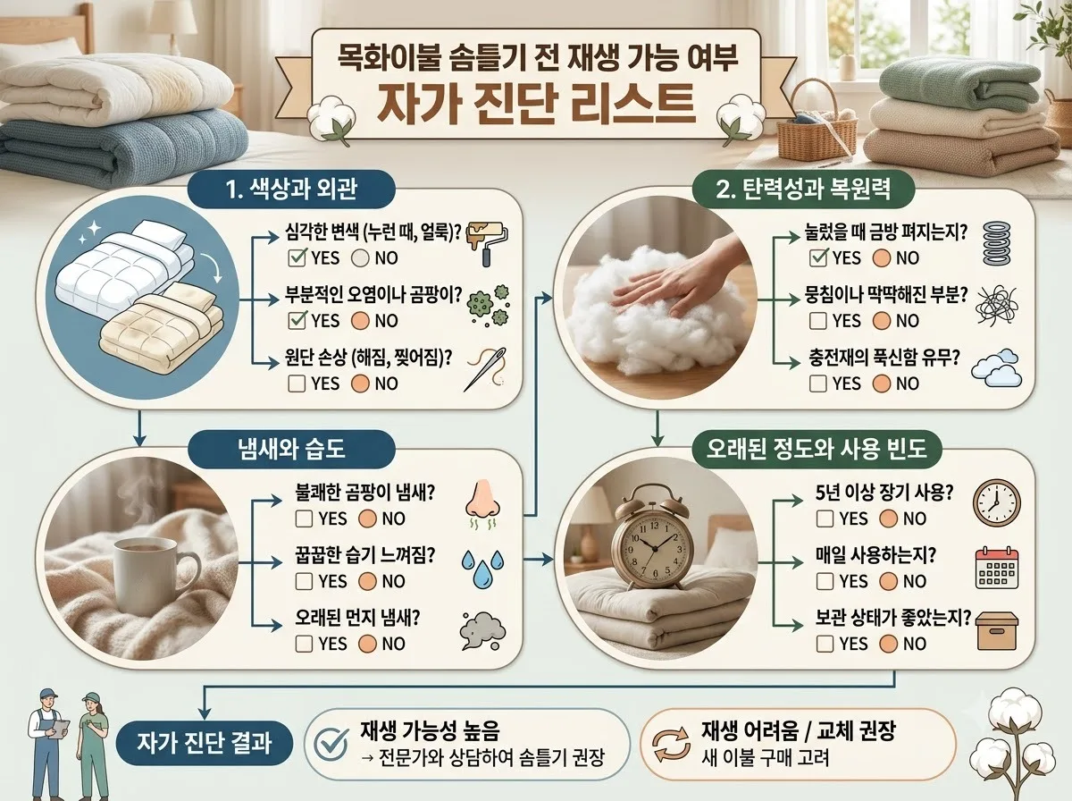 오래된 목화이불 솜틀기 비용과 2026년식 똑똑한 재활용 방법 이미지 1