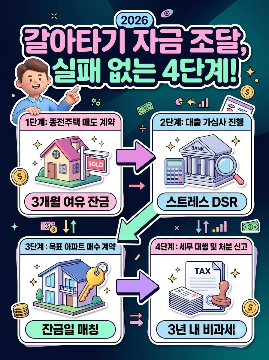 아파트 갈아타기 지금 해도 될까? 2026년 규제 속 실수 피하는 비법