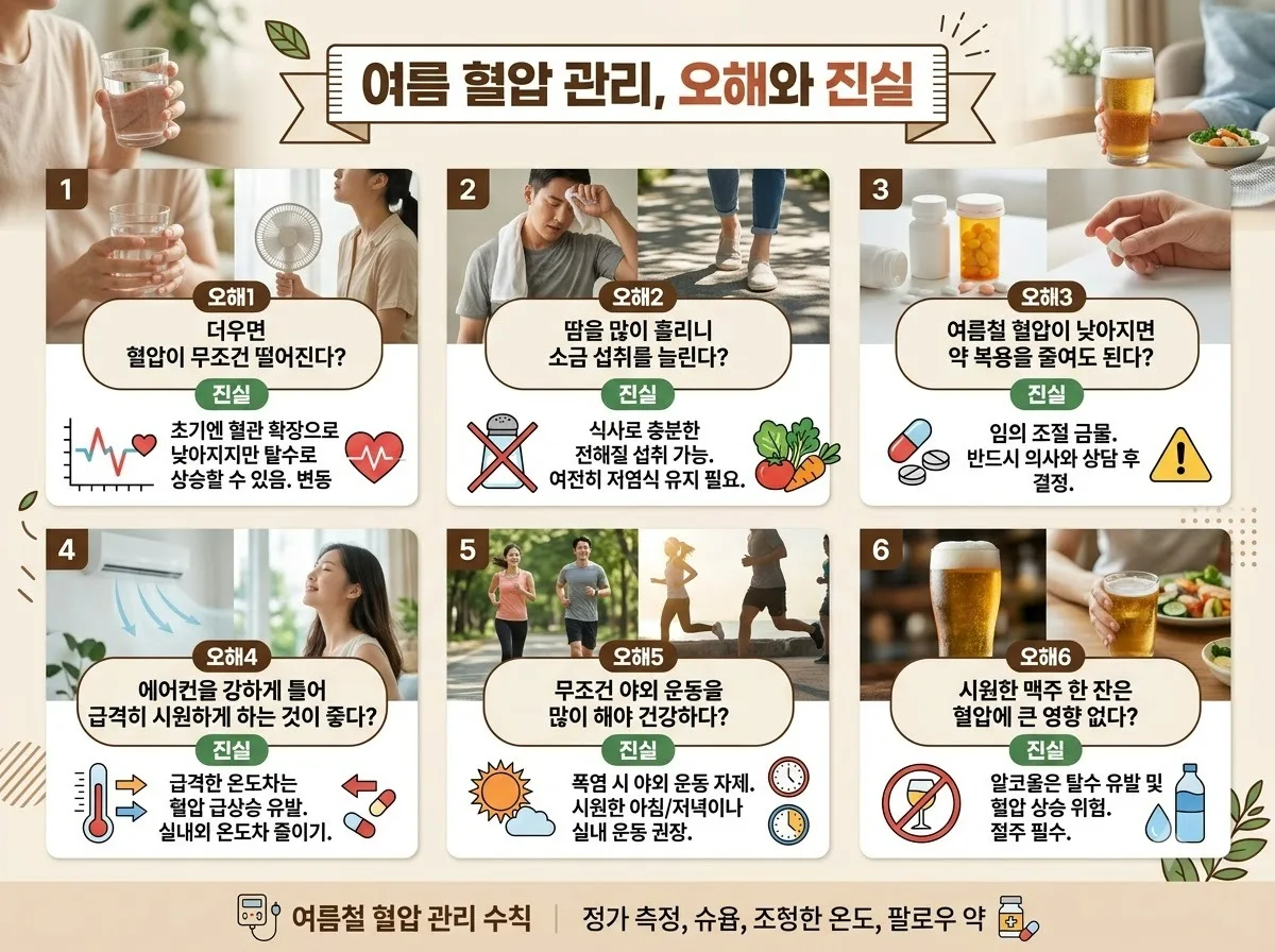 여름철 건강관리 혈압 조절 돕는 음식 5가지와 주의할 점 (2026) 이미지 1