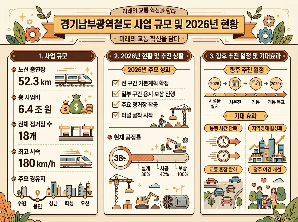 경기남부광역철도 잠실~봉담 추진 현황과 2026년 투자 주의점 이미지 1