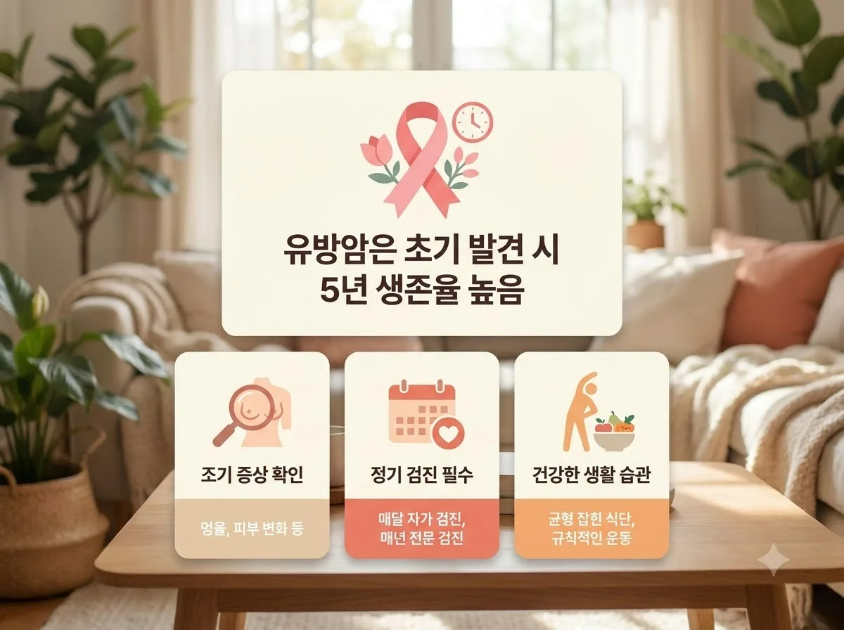 2026년 유방암 검진 주기와 주의점, 초기 발견을 위한 5가지 실천법