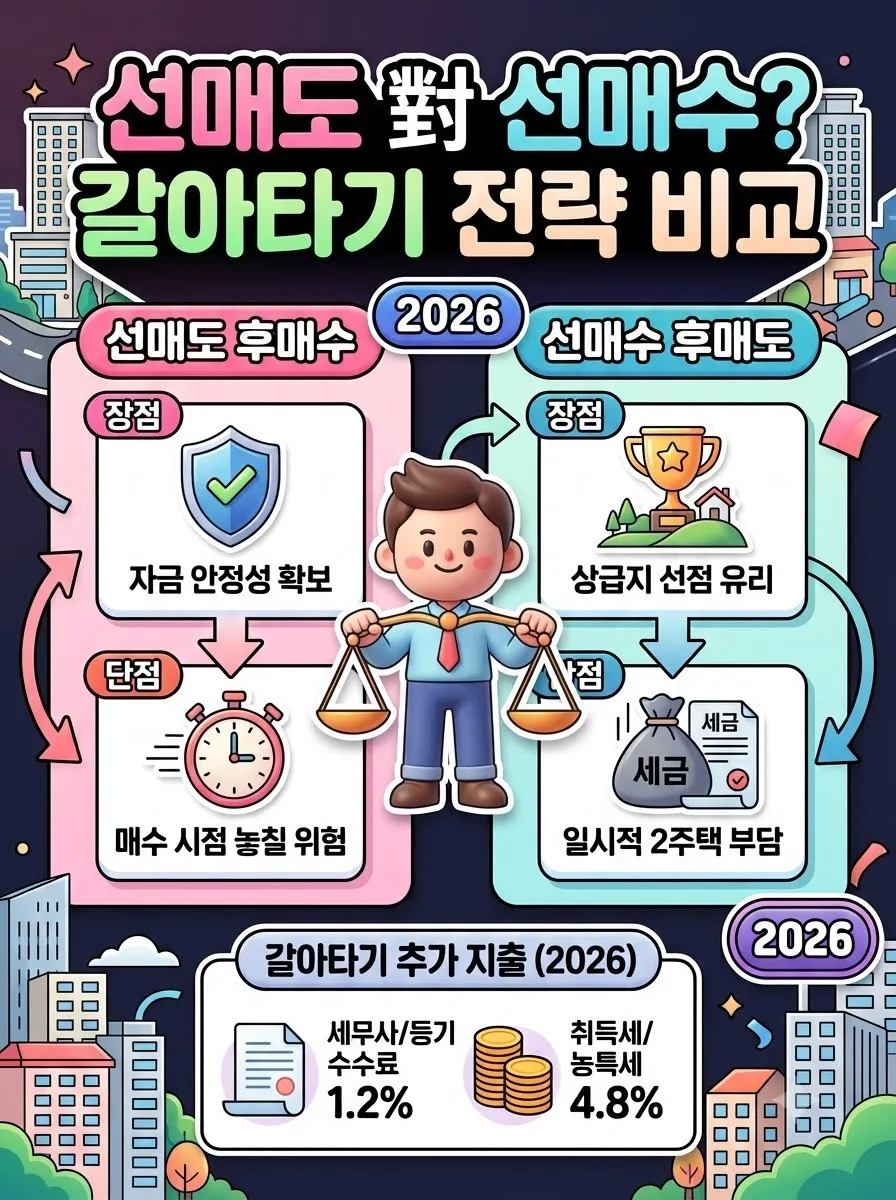 아파트 갈아타기 지금 해도 될까? 2026년 규제 속 실수 피하는 비법 이미지 1