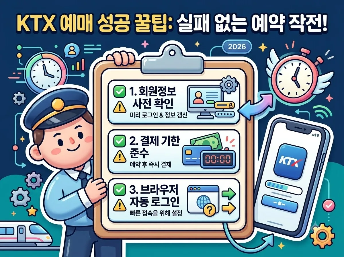 호남선 KTX 명절 승차권 2026년 예약 일정과 주의점 이미지 2