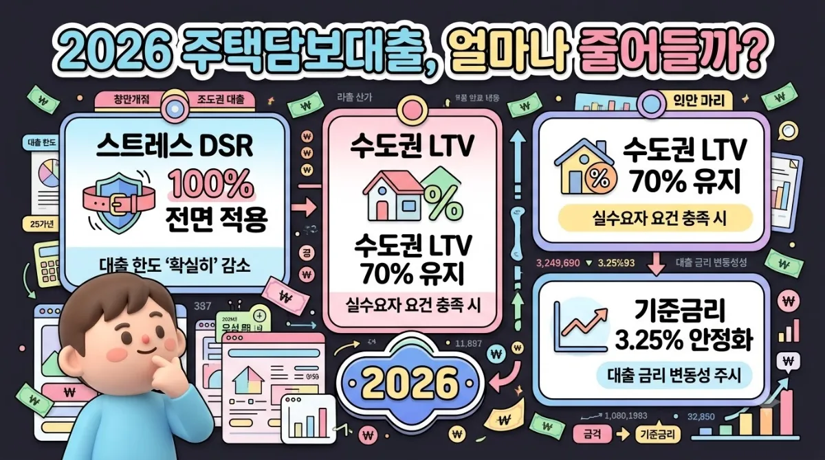 아파트 매수 지금 들어가도 될까 2026년 대출 조건과 핵심 주의점 이미지 1