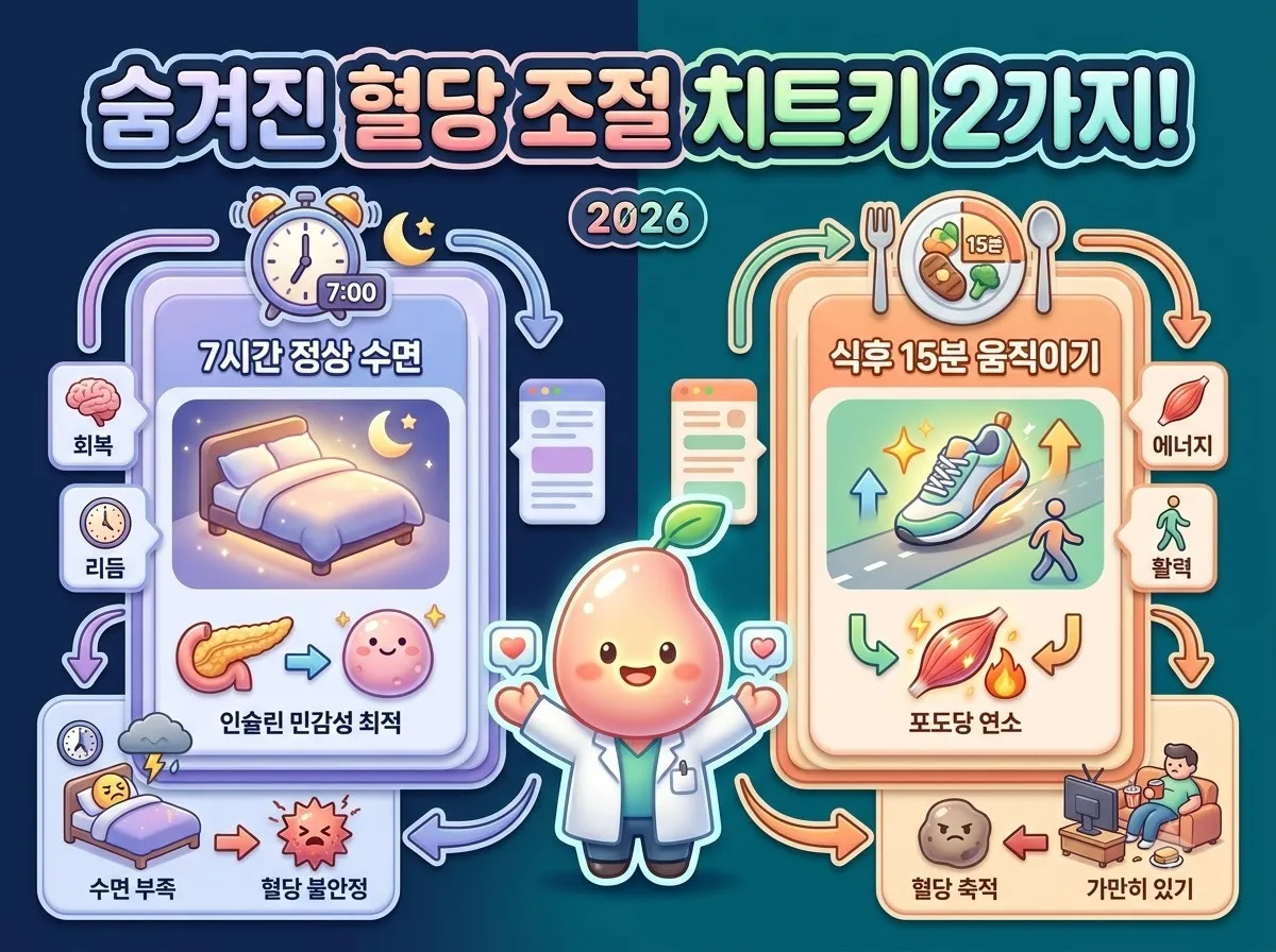 식후 혈당 관리, 당장 바꾸어야 할 3가지 생활 습관과 예외적 함정 이미지 2