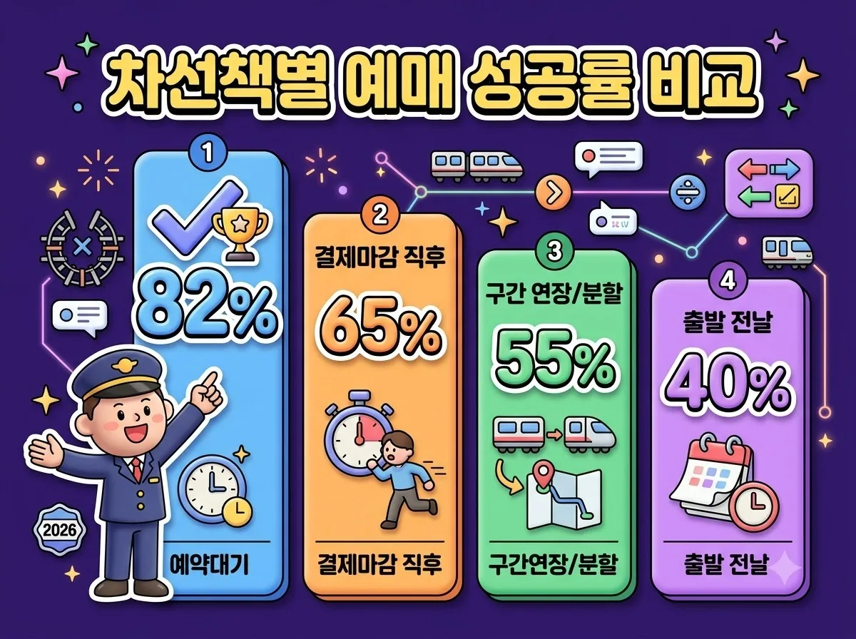 KTX 명절 예매 실패했을 때 차선책으로 승차권 구하는 4가지 방법 이미지 2