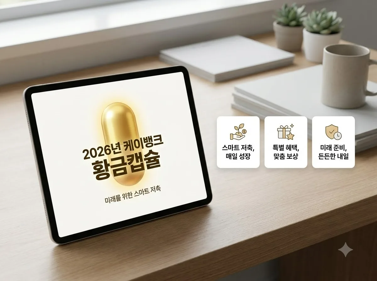 황금캡슐 케이뱅크 이벤트 2026년 조건과 당첨 확률 높이는 3가지 팁