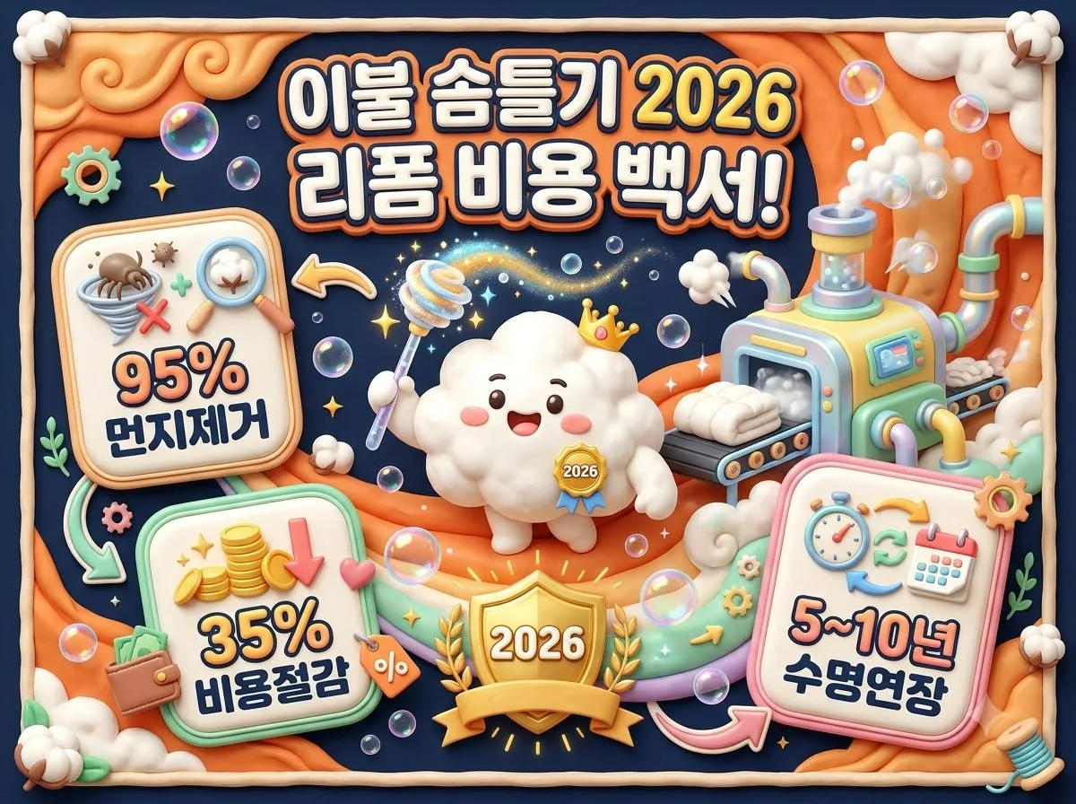 세계이불 솜틀집 2026년 리폼 비용과 솜틀기계 공정 확인 시 주의점