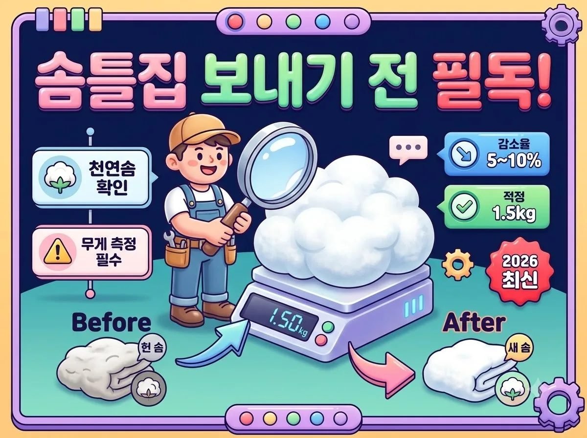 이불 리폼 어디서 할까? 솜틀집 이용 전 알아둘 3가지 예외