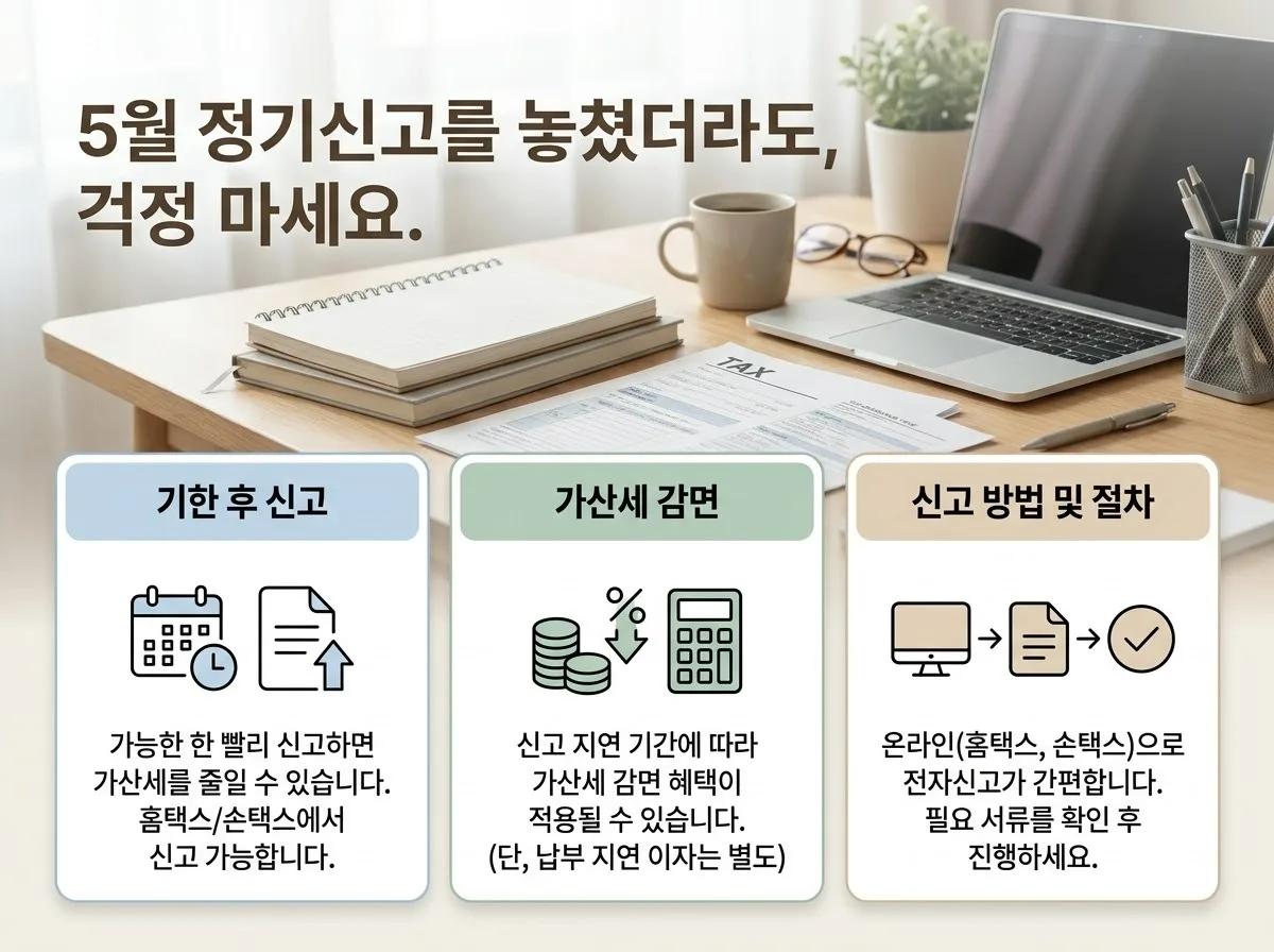 2026년 직장인 종합소득세 기한 후 신고 및 미수령 환급금 조회 방법