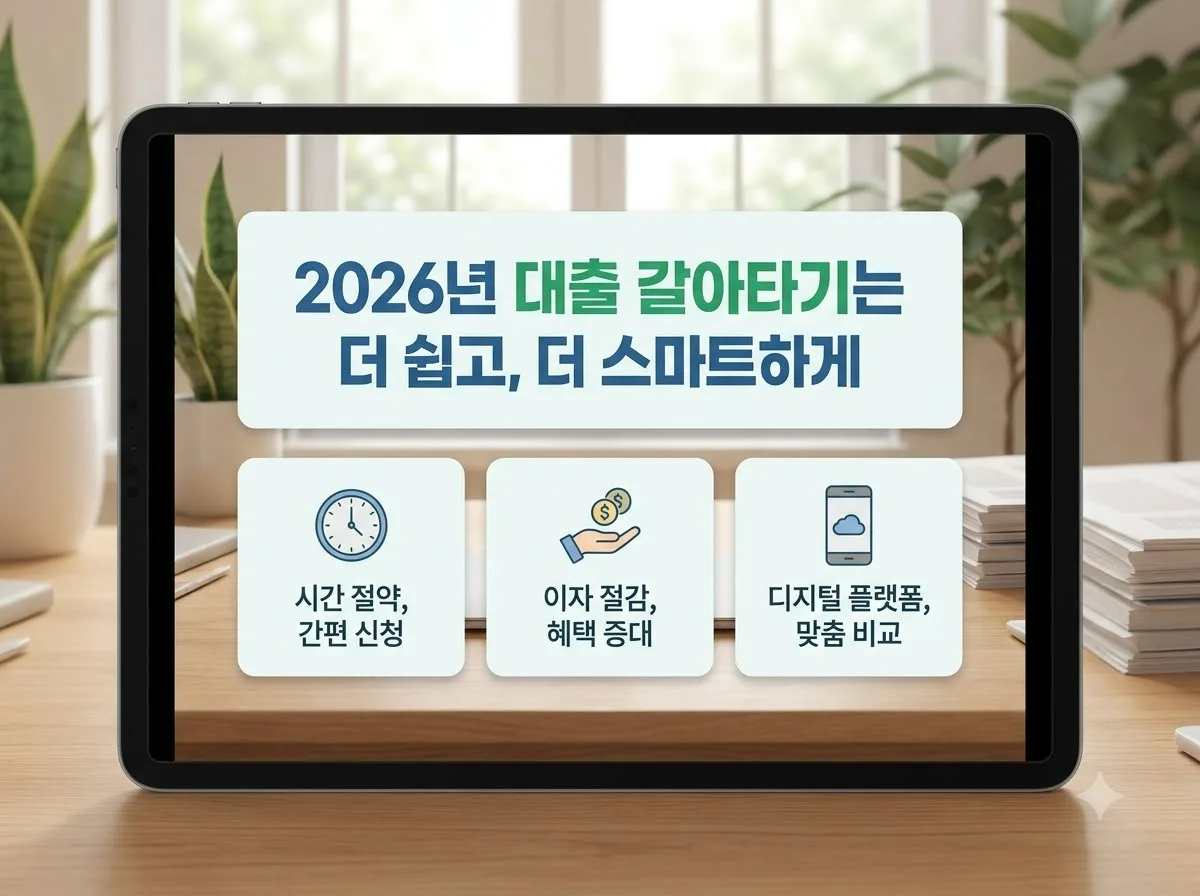 대출 갈아타기 2026년 최신 절차와 비용 절감을 위한 5가지 주의점