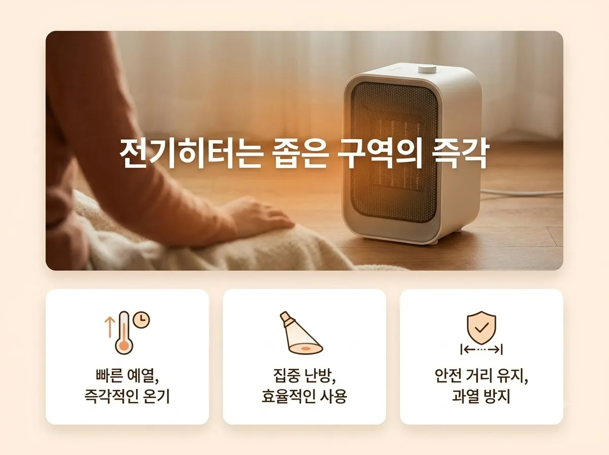 전기히터 vs 온풍기, 2026년 겨울 난방비 아끼는 선택 기준 3가지