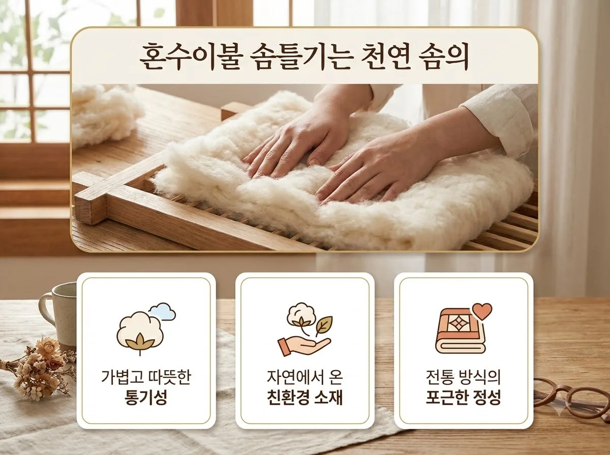 혼수이불 솜틀기 2026년 가격과 실패 방지용 5가지 체크사항