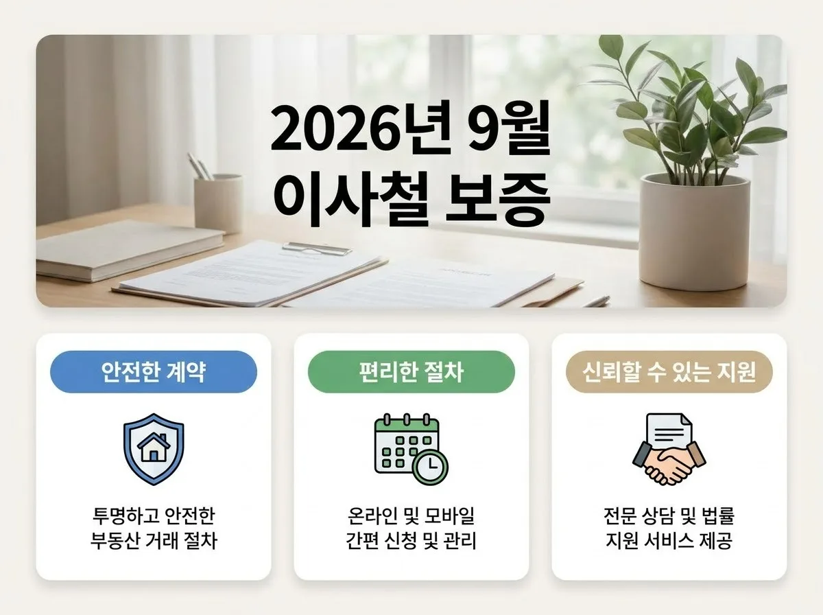 전월세 계약 전 필수 체크 2026년 9월 이사철 임차인 보증금 보호 5단계