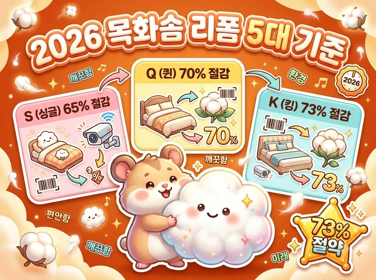 가성비 최고 솜틀집 고르는 5가지 기준과 2026년 목화솜 리폼 주의점