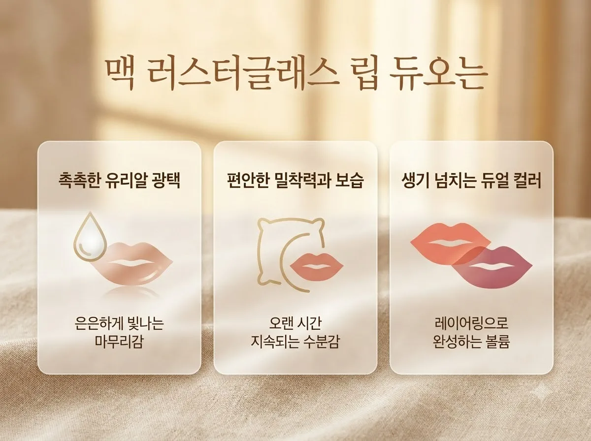 맥 러스터글래스 립 듀오 2026년 추천 조합과 구매 전 꼭 확인해야 할 3가지 주의점