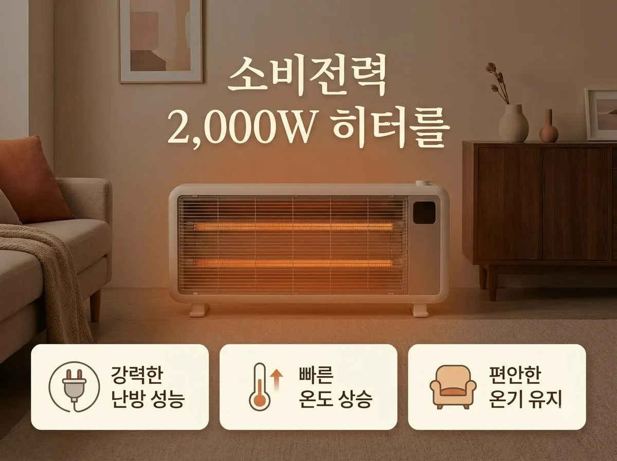 전기히터 전기세 절약법, 2026년 누진세 피하는 사용시간 계산법