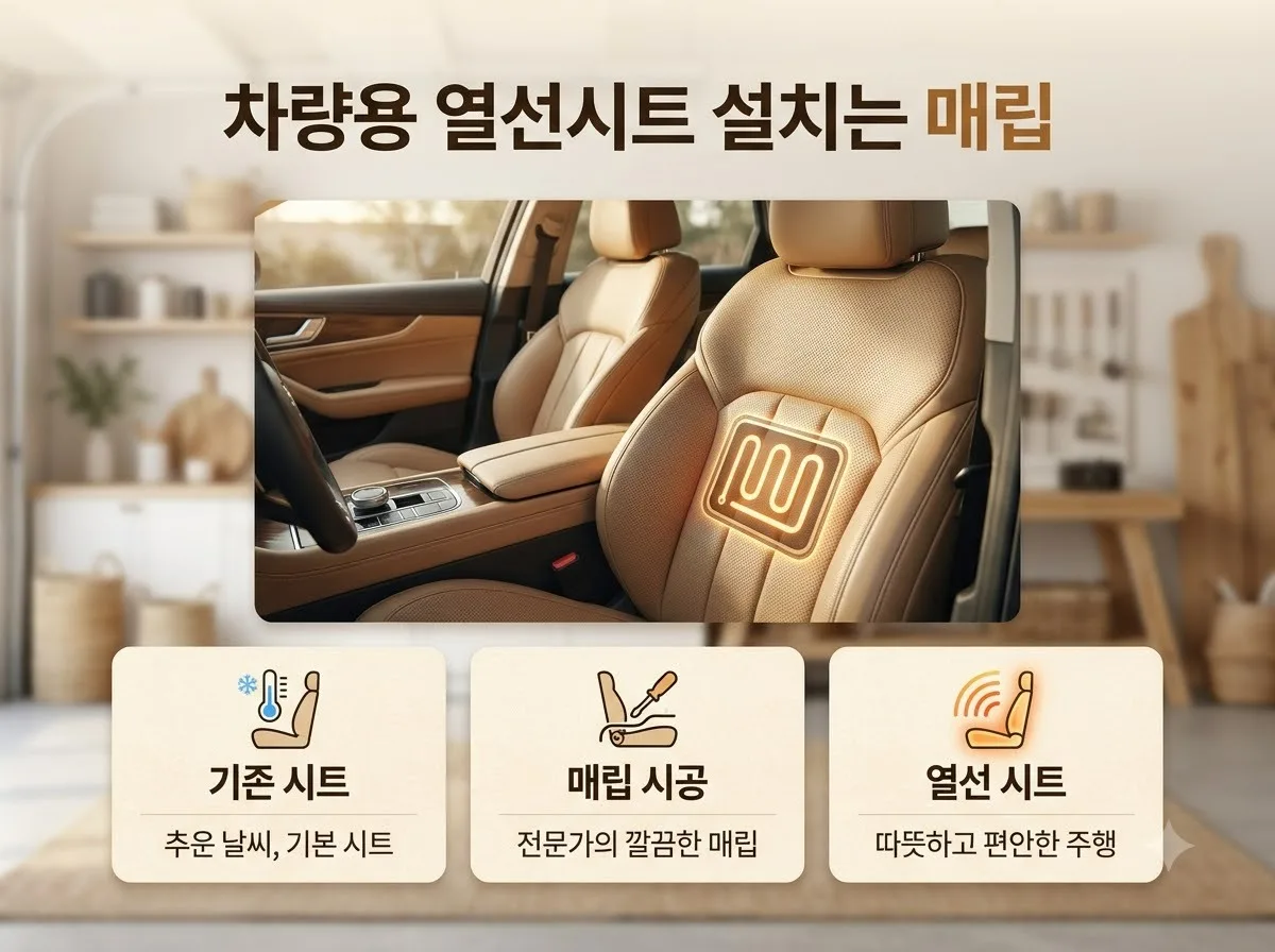 차량용 열선시트 설치 전 꼭 알아야 할 5가지와 2026년 주의사항