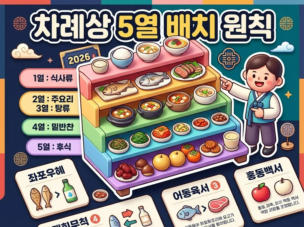 차례상 음식 종류와 2026년 추석 대비 반드시 피해야 할 실수 5가지 이미지 2