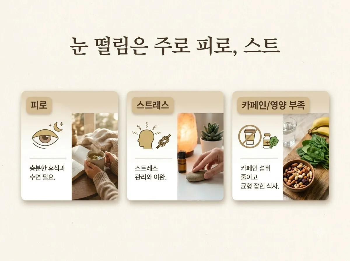 눈 떨림 원인 5가지와 마그네슘 영양제 고르는 법 (2026 최신판)