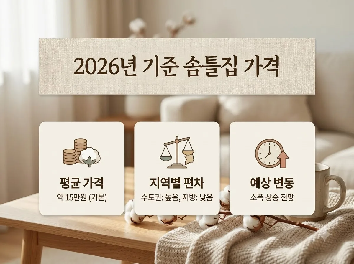 솜틀집 가격 결정 5가지 요인과 2026년 비용 절약 가이드