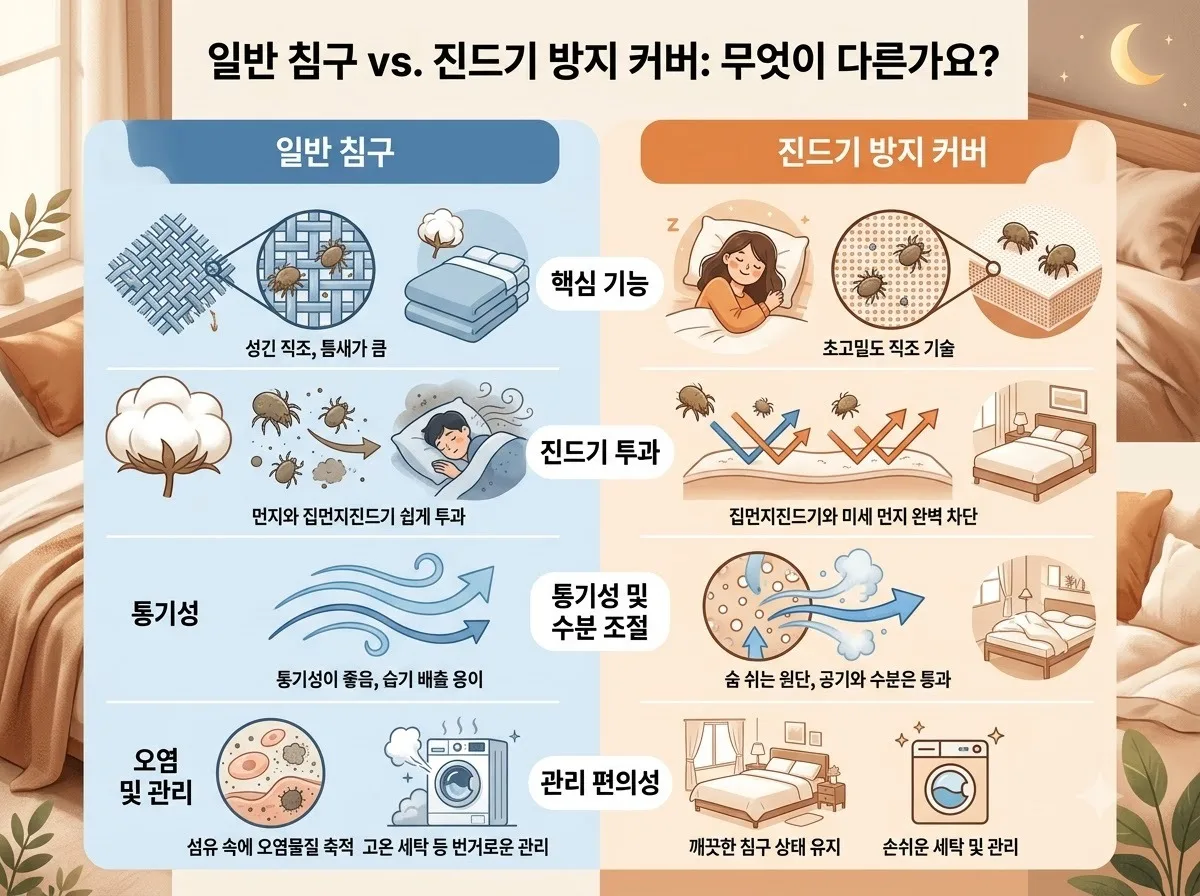여름철 비염 관리, 집먼지진드기 차단 커버의 3가지 효과와 선택법 이미지 2