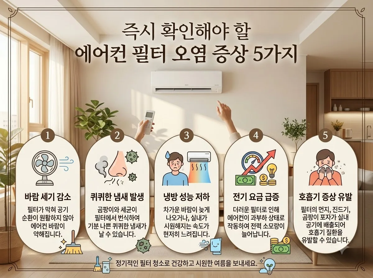에어컨 필터 청소 안 하면 비염 악화되는 3가지 이유와 세척법 이미지 2