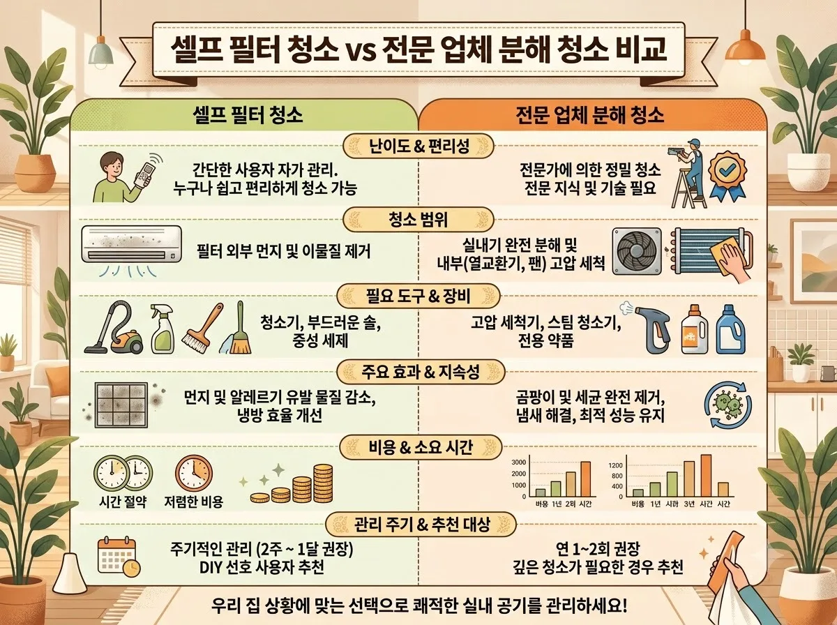 에어컨 곰팡이 냄새 비염 코막힘 해결법과 2026년 청소 주기 이미지 2