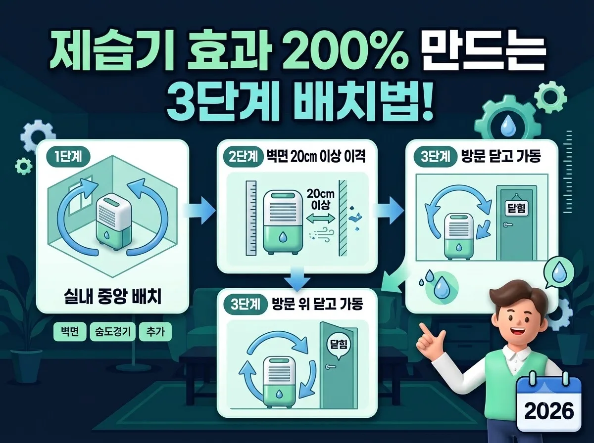여름철 비염 환자 습도 50% 유지하는 제습기 활용법 3가지 (2026) 이미지 1
