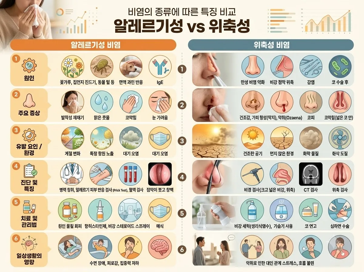 중장년 비염 관리 방법 5가지, 2026년 호흡기 건강을 위한 필수 수칙 이미지 1
