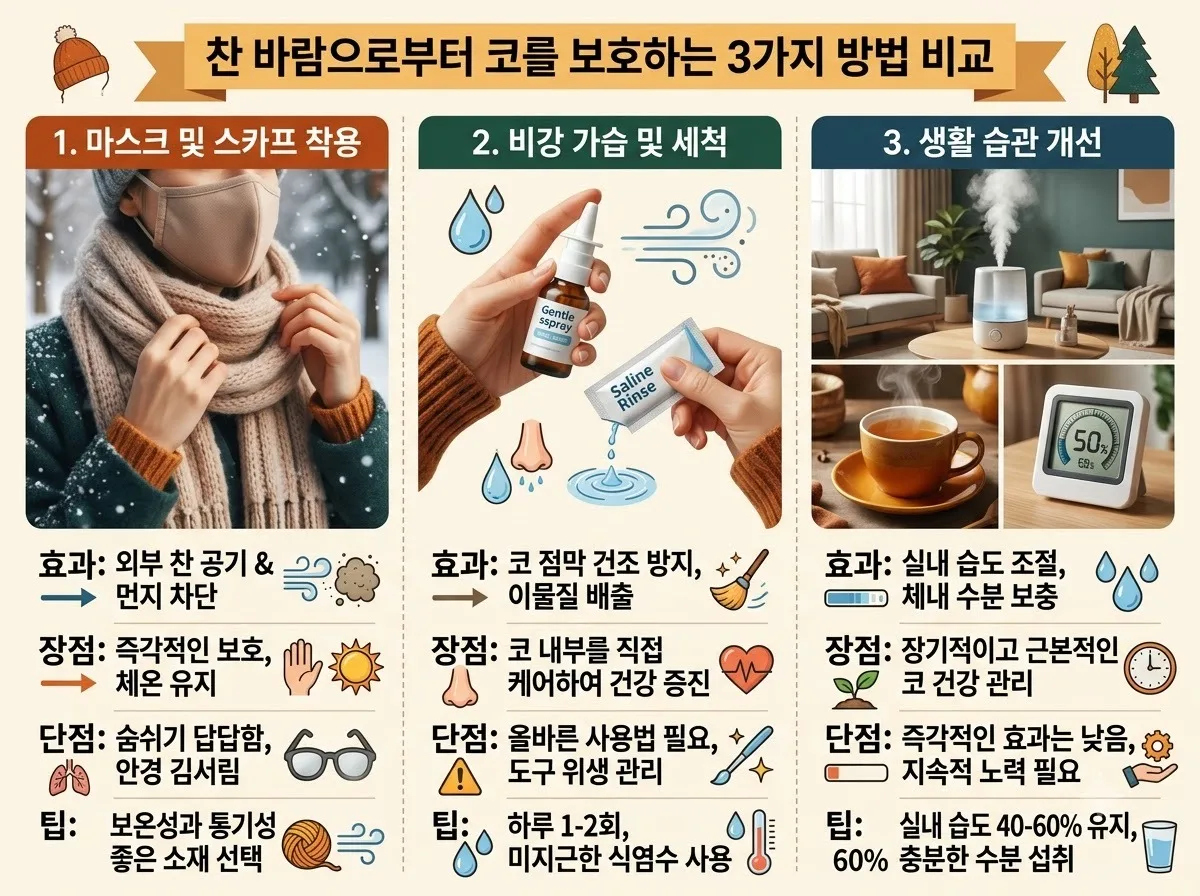 에어컨 바람 코 건조증 예방? 2026년 직장인 필수 코 관리 요령 5가지 이미지 1