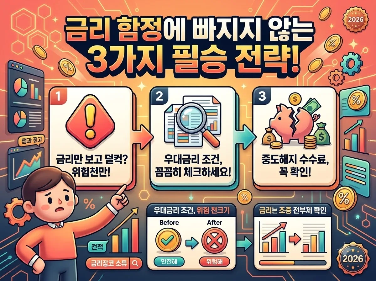 저축은행금리비교 2026년 하반기 고수익 상품 선택법과 3가지 주의점 이미지 1