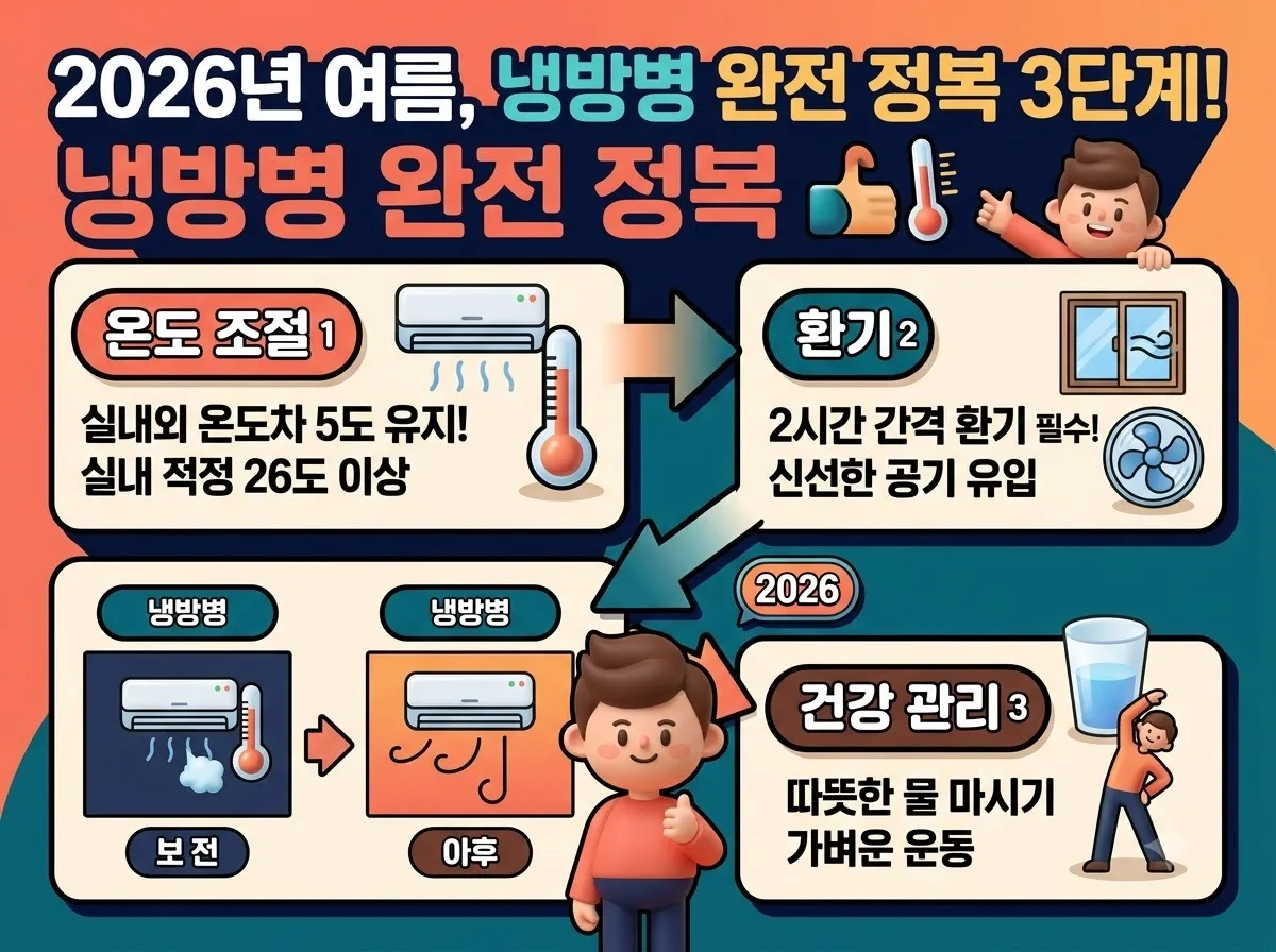 감기 VS 냉방병 차이점, 2026년 직장인을 위한 3가지 구별법 이미지 2