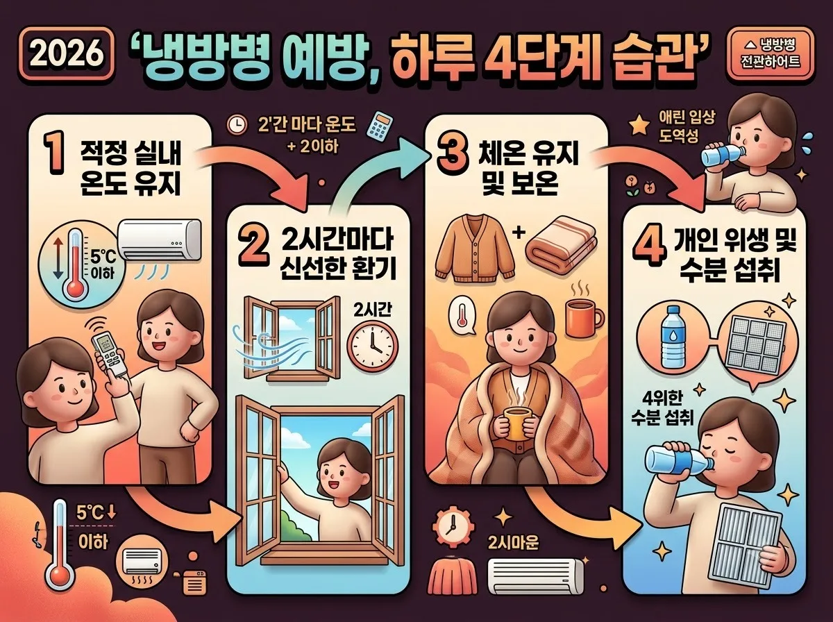 냉방병 예방을 위한 에어컨 사용법, 2026년 꼭 지킬 3가지 습관 이미지 2