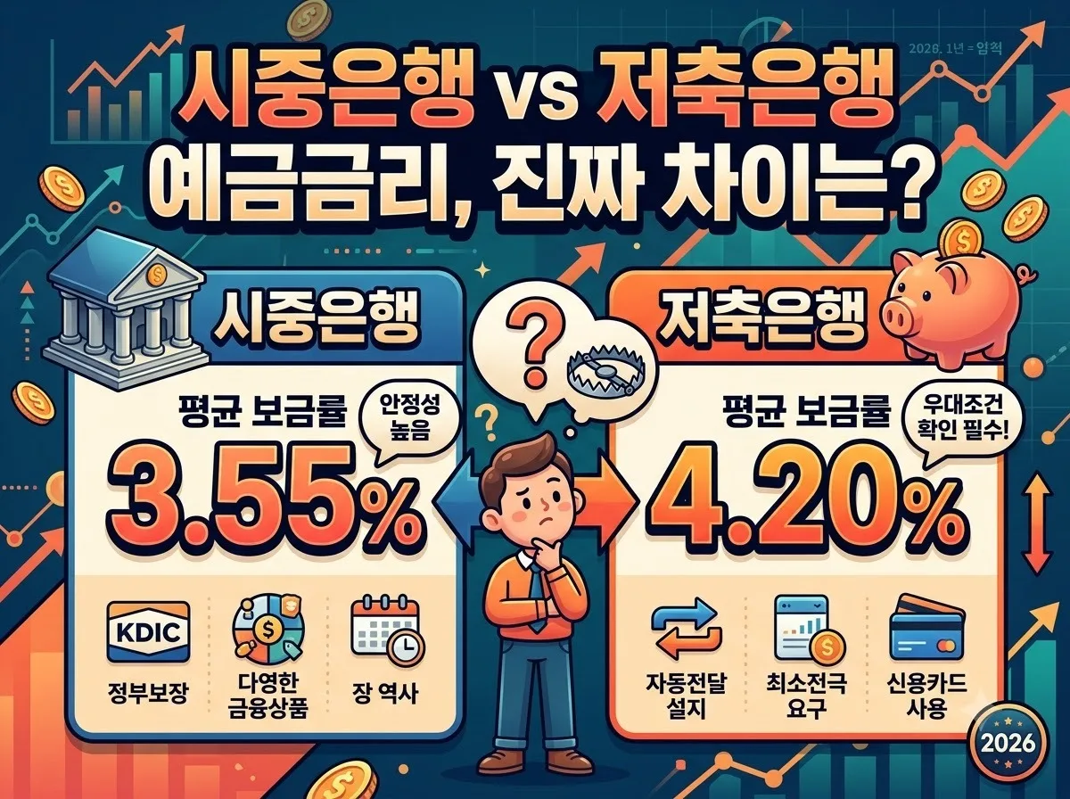 예금금리비교 2026년 하반기 고금리 함정 피하는 3가지 필승 전략 이미지 1
