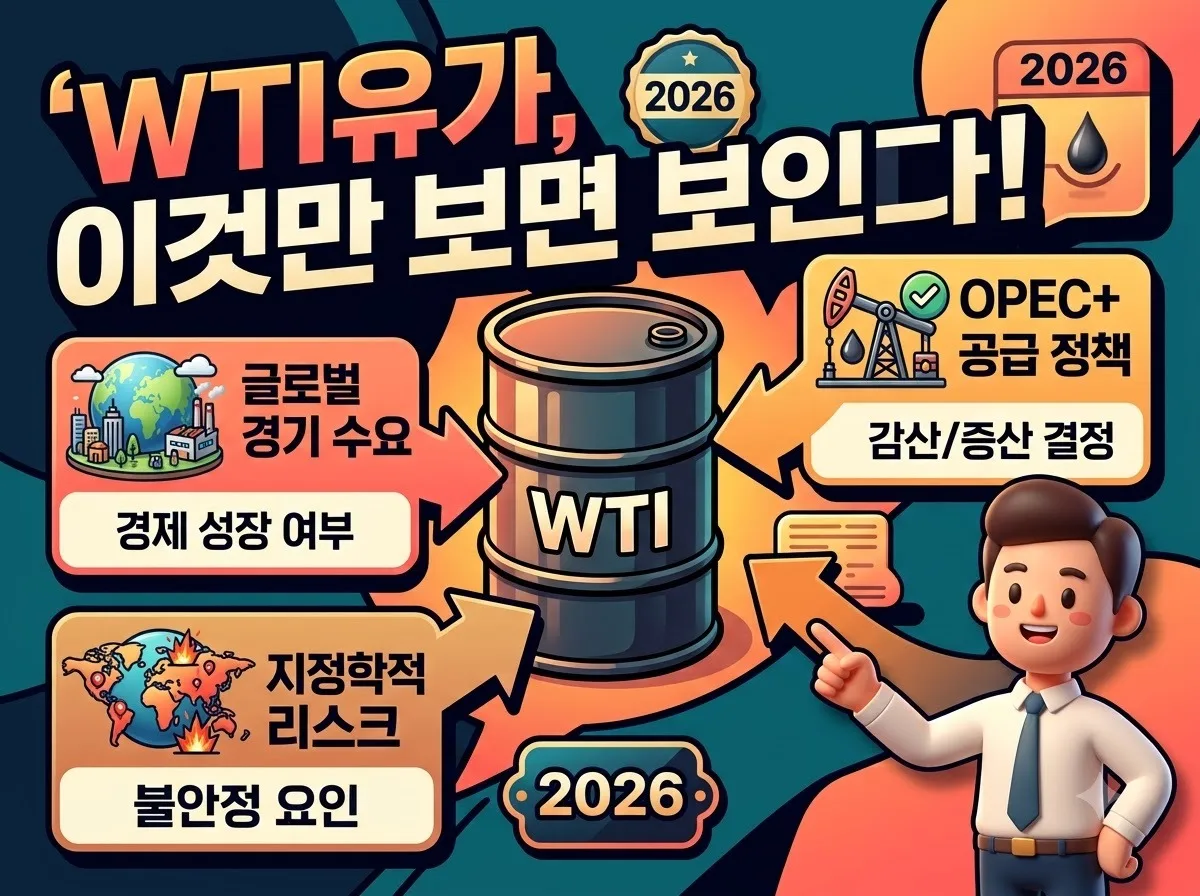 WTI유가 2026년 하반기 전망과 투자자가 주의할 3가지 함정 이미지 1