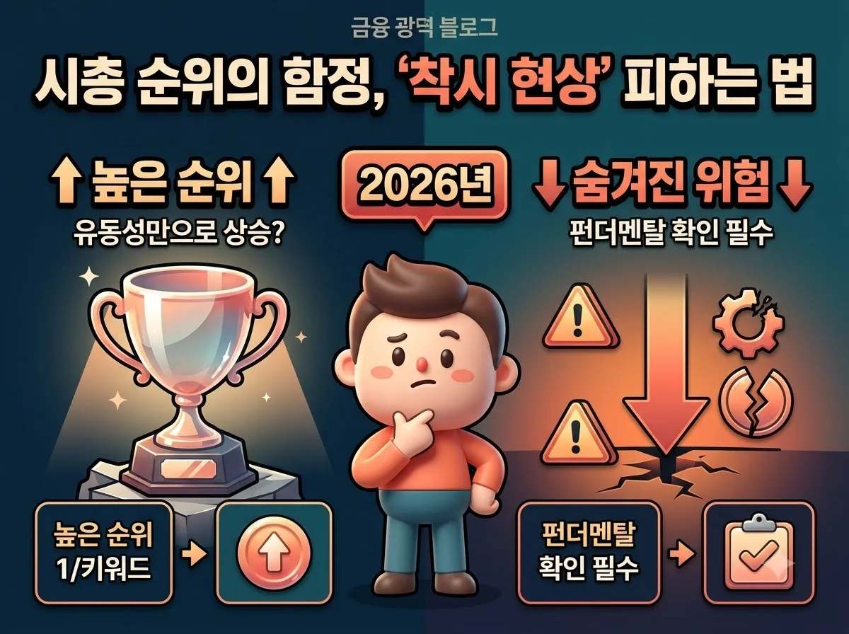 2026년 코스닥 시총 순위 TOP 10 분석과 하반기 투자 시 주의할 점 이미지 2