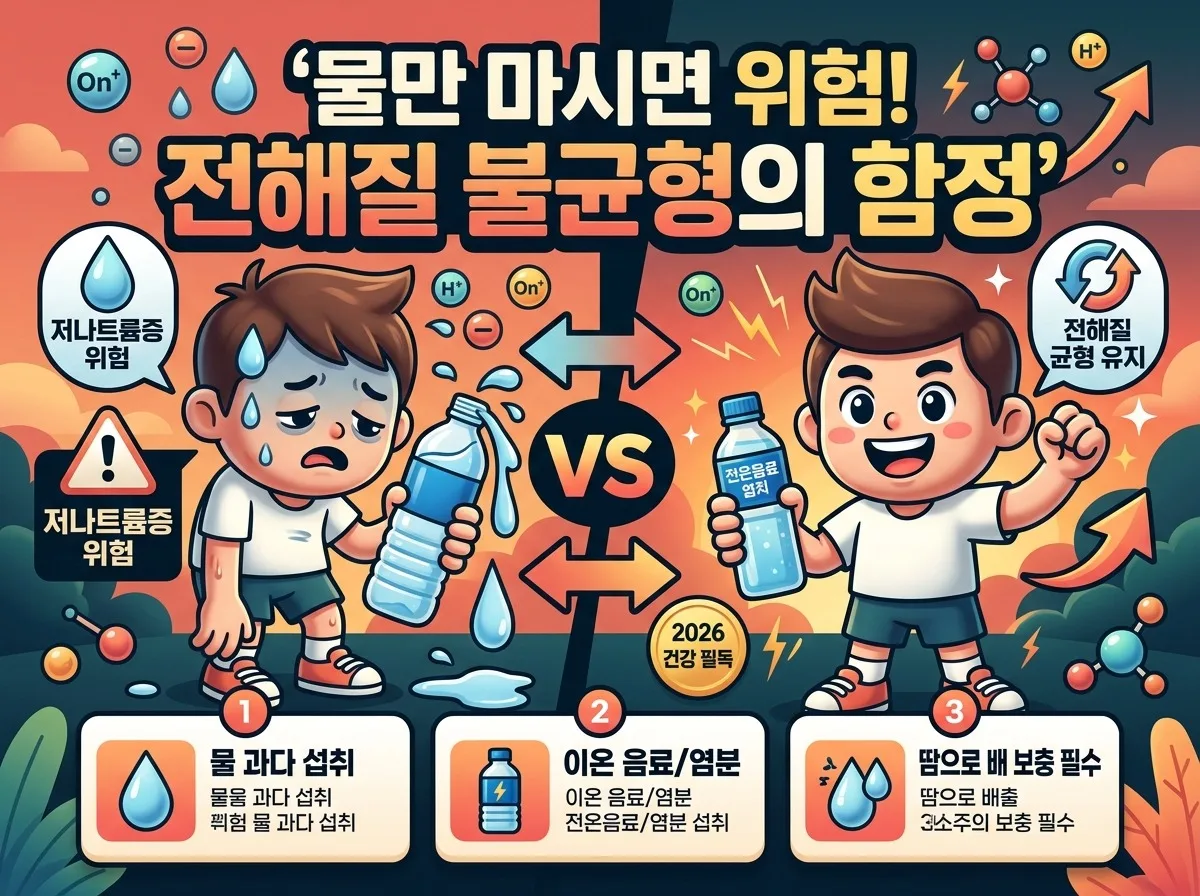 여름철 건강 관리, 2026년 폭염 속 실수하기 쉬운 3가지 예방법 이미지 1