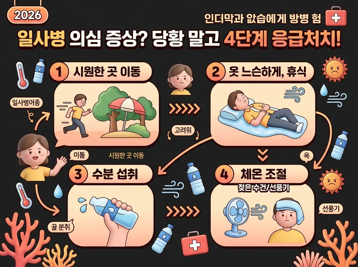 폭염 속 온열질환 예방, 여름철 탈수와 일사병 피하는 3가지 방법 이미지 2
